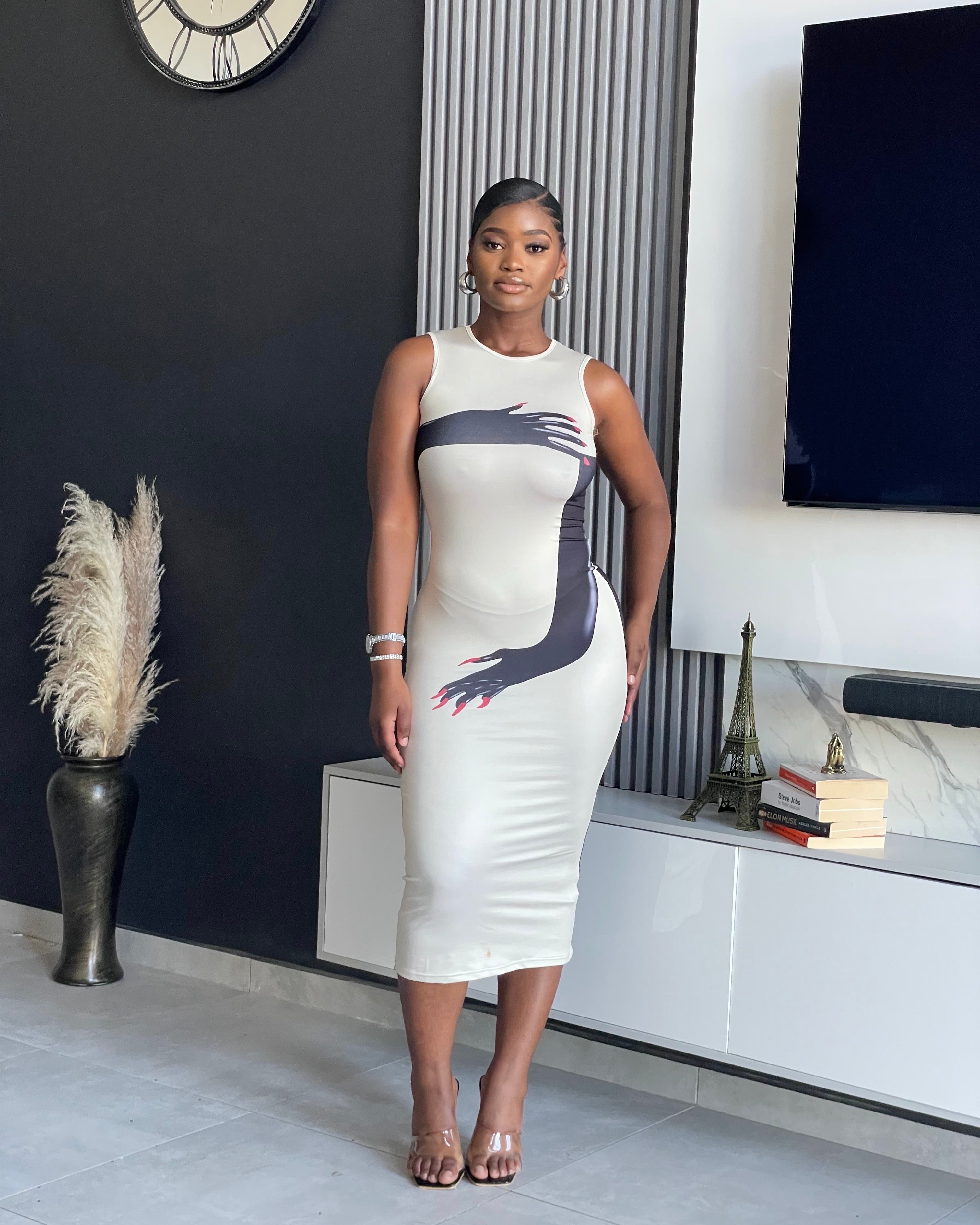 Laquinta Bodycon Midi Dress