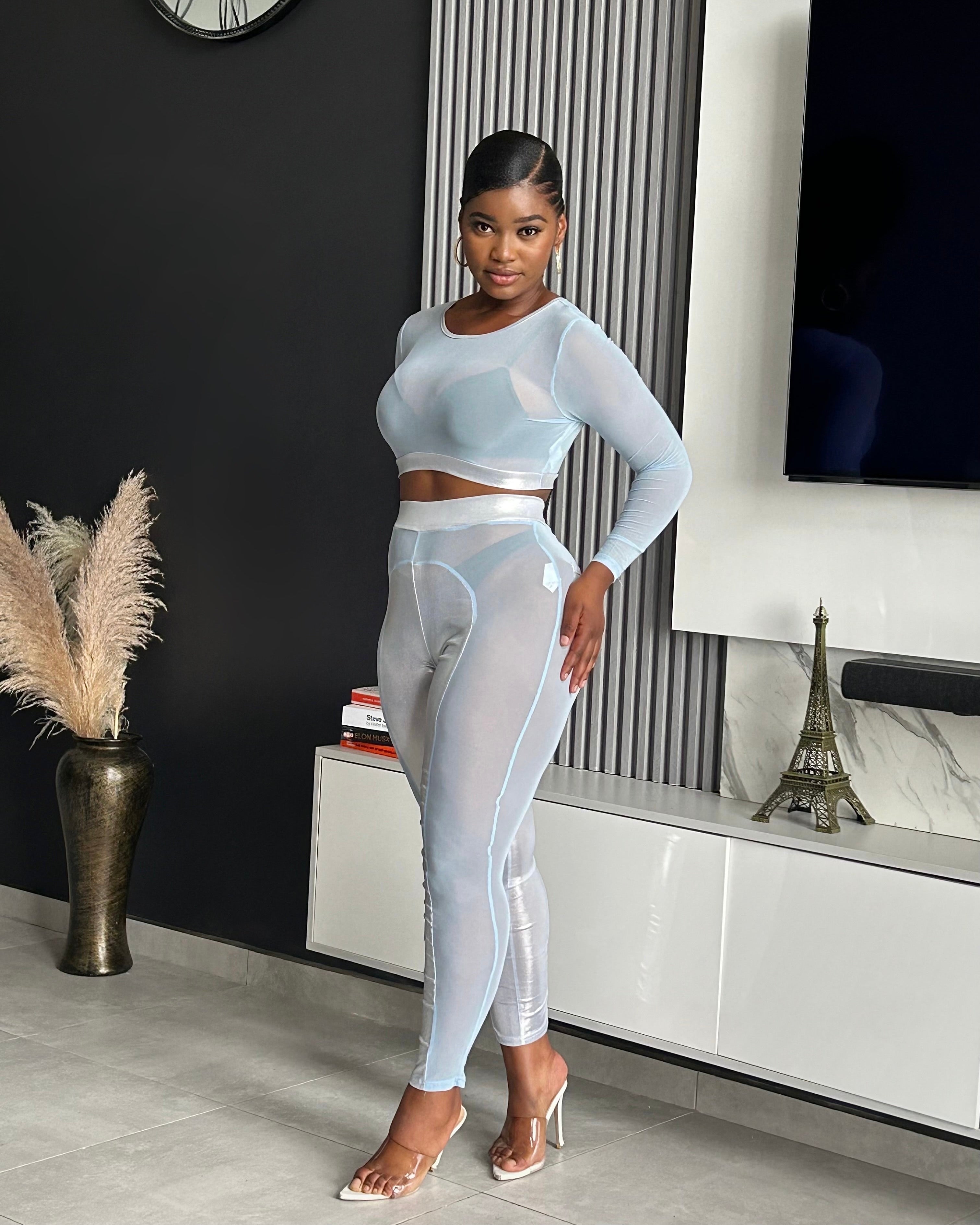 Siyana Sheer Pant Set