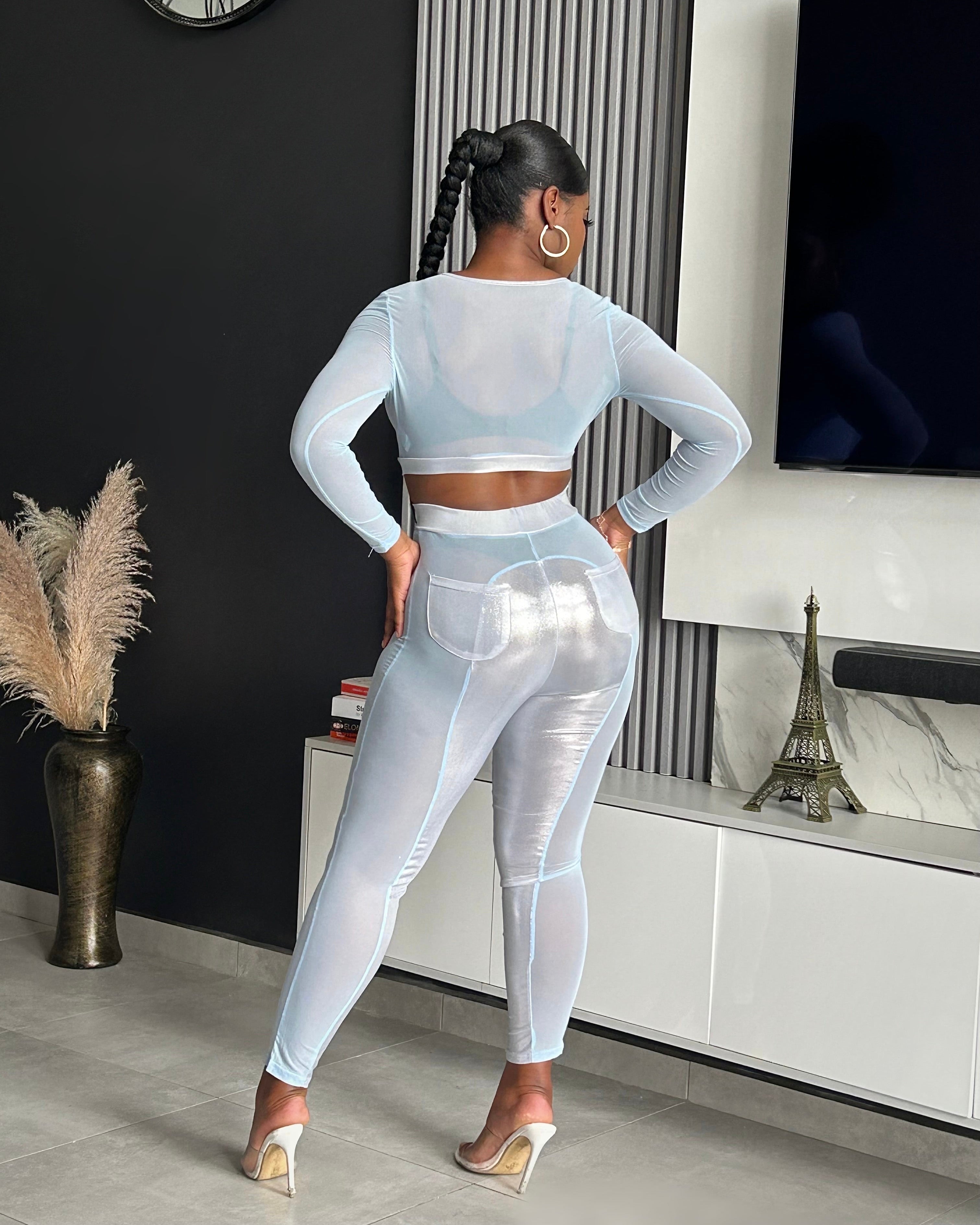 Siyana Sheer Pant Set