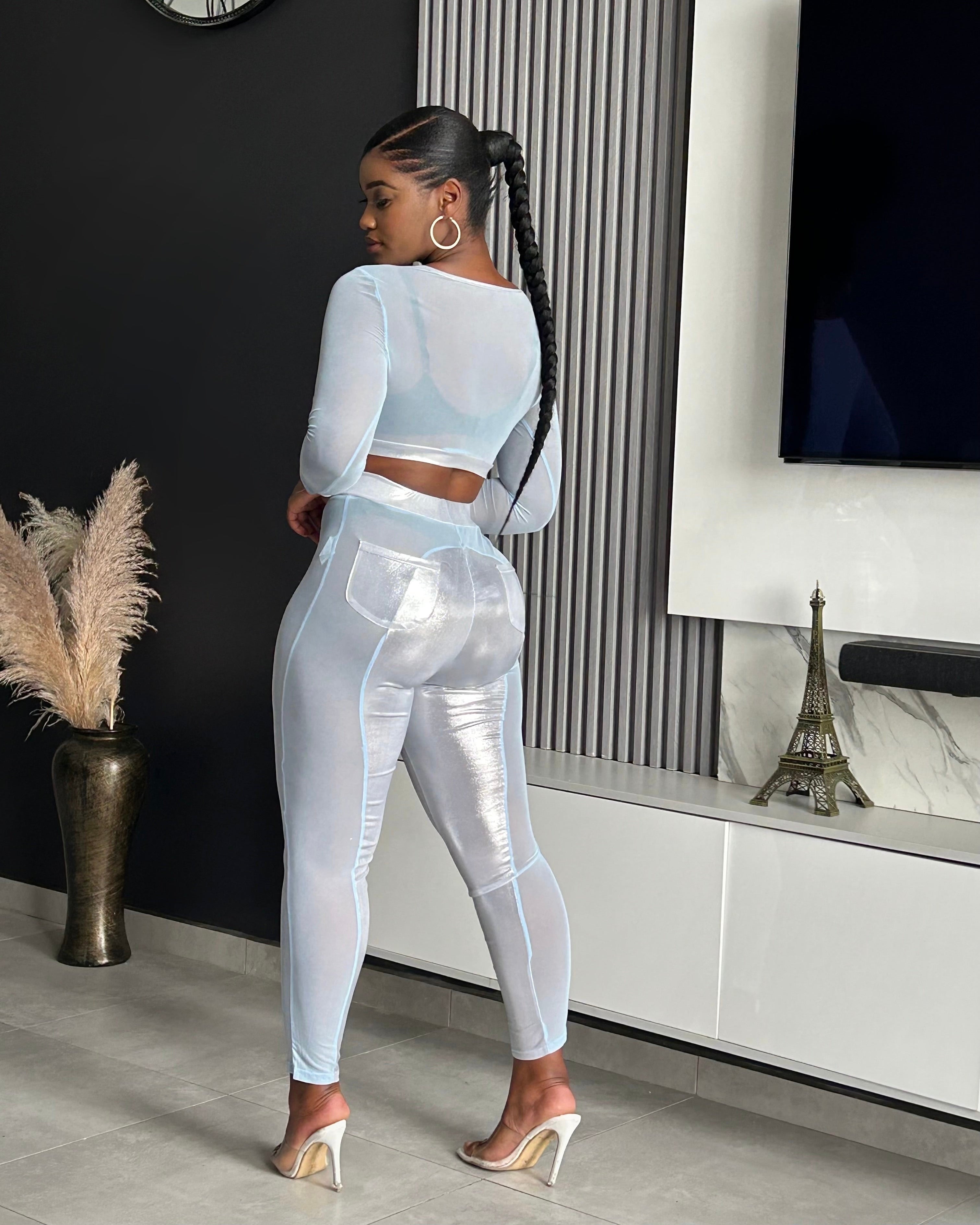 Siyana Sheer Pant Set