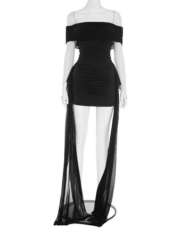 Amandine Mesh Mini Dress