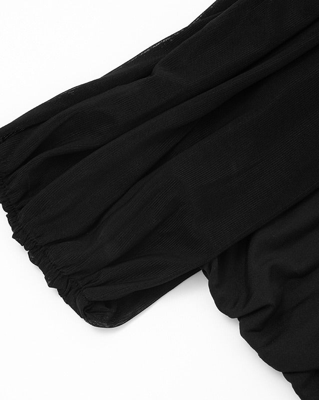 Amandine Mesh Mini Dress