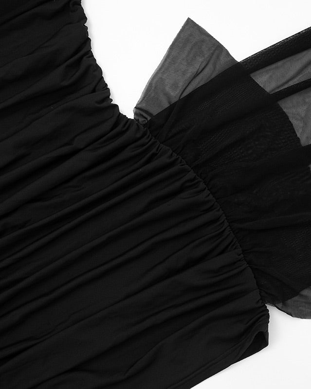 Amandine Mesh Mini Dress