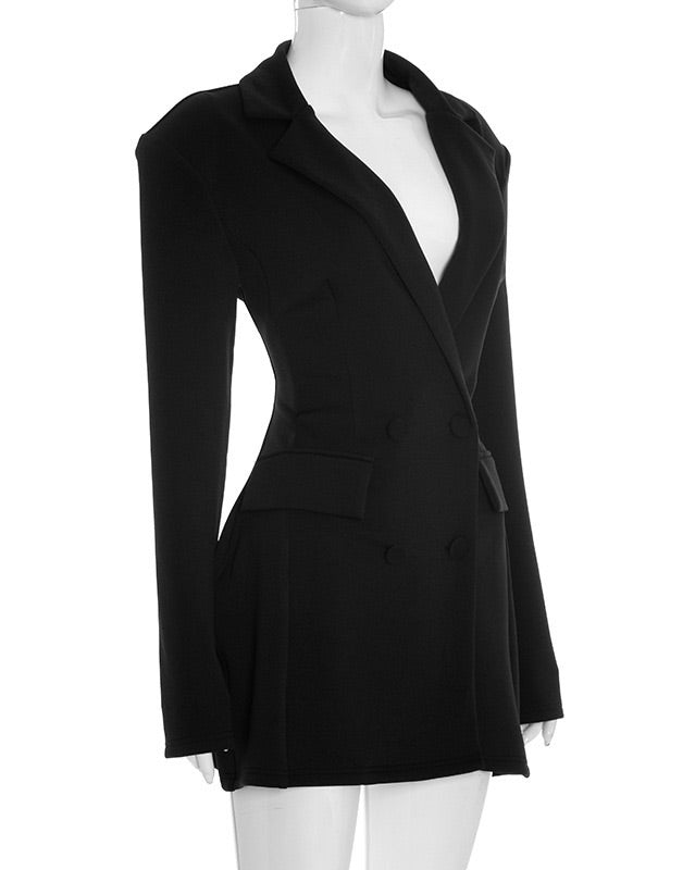 Elyndra Structured Blazer Mini Dress