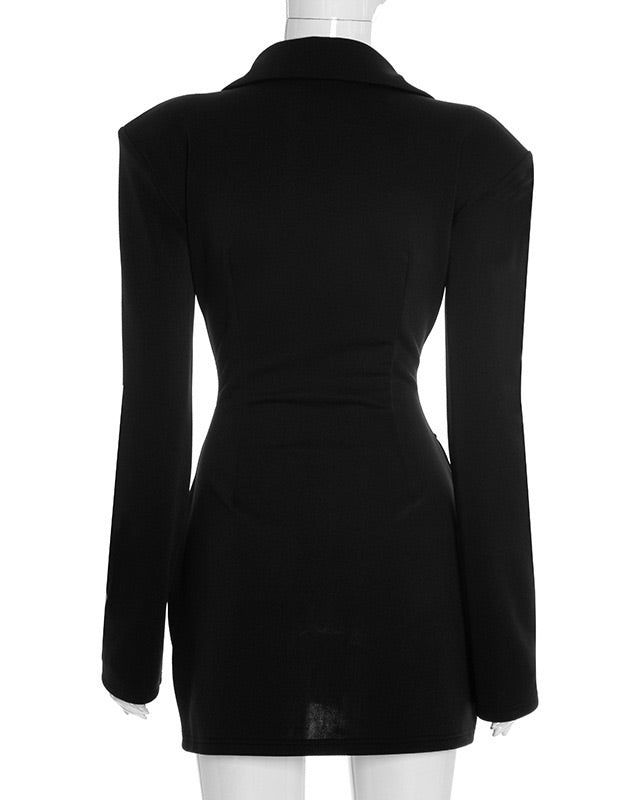 Elyndra Structured Blazer Mini Dress