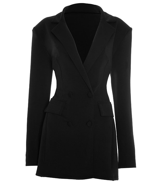 Elyndra Structured Blazer Mini Dress