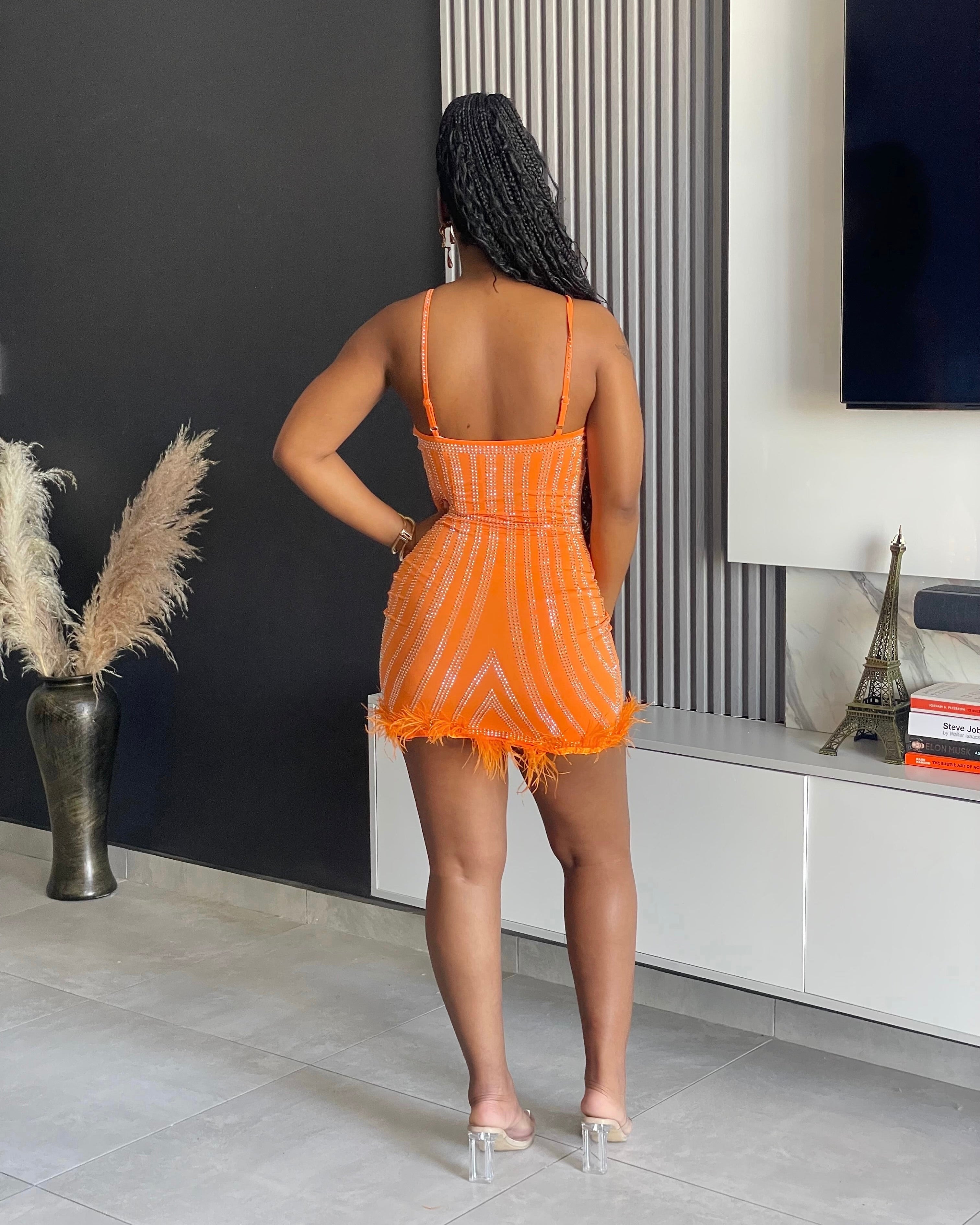 Forever Feathered Mini Dress
