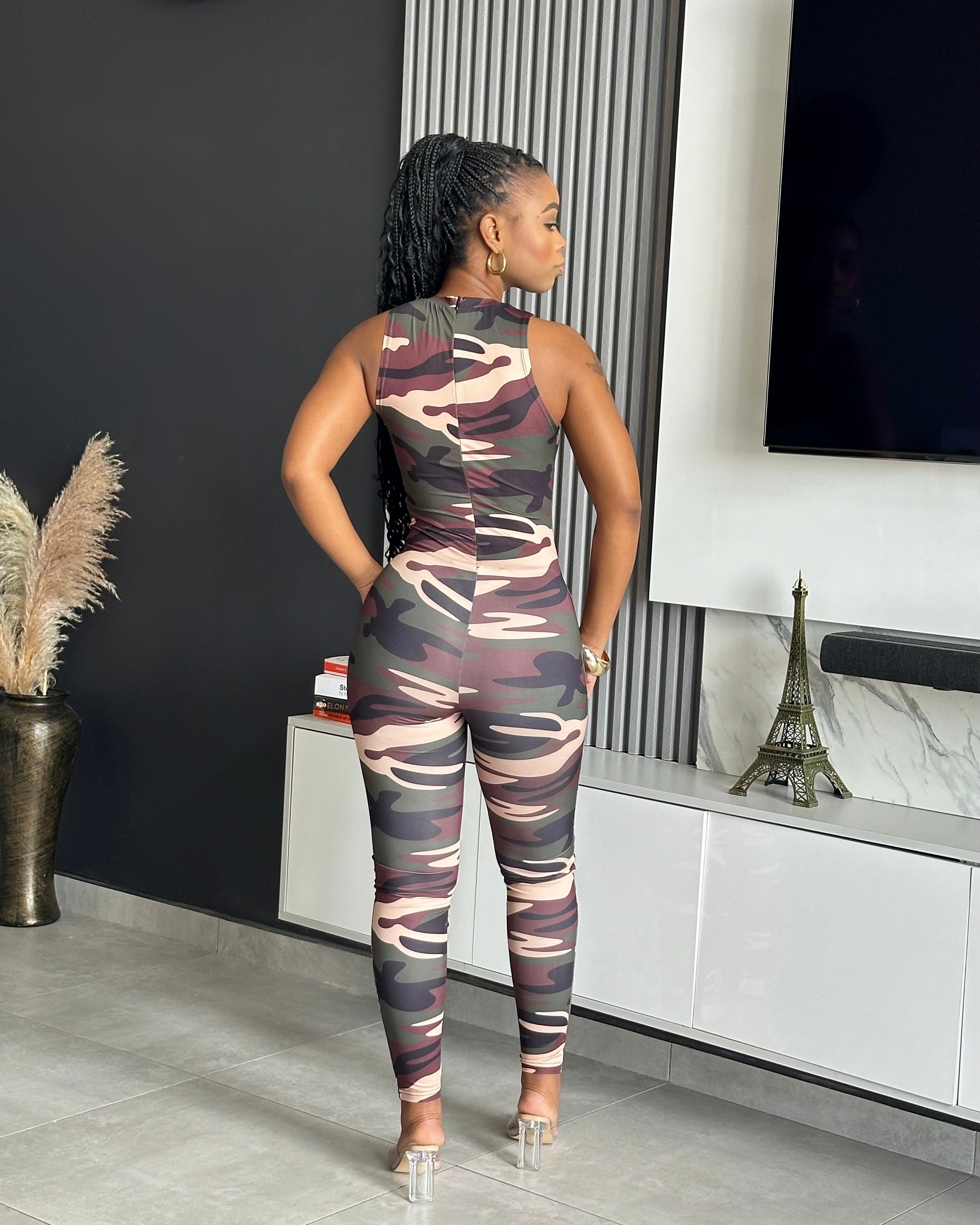 Nedia Camo Jumpsuit