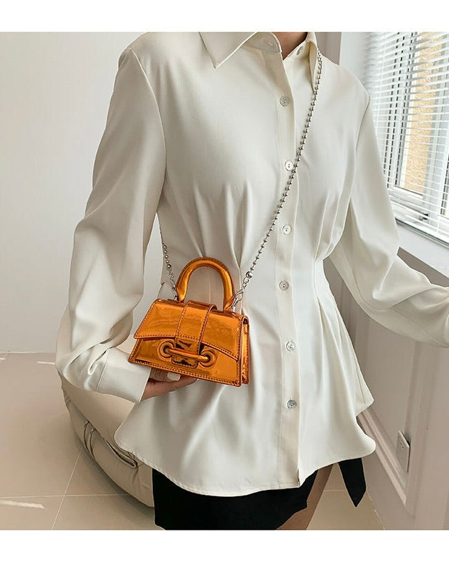 Sienna Mini Shoulder Bag Orange