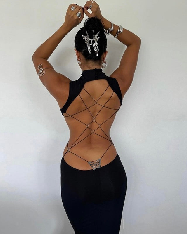 Neriah Backless Maxi Dress