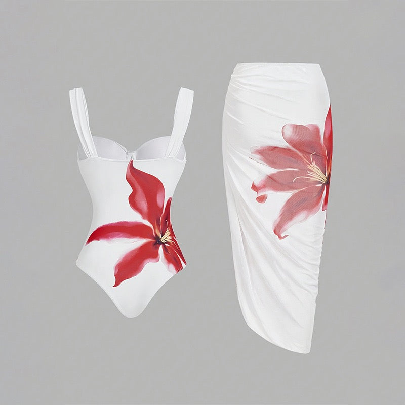 Zenina Floral Two-Piece Set