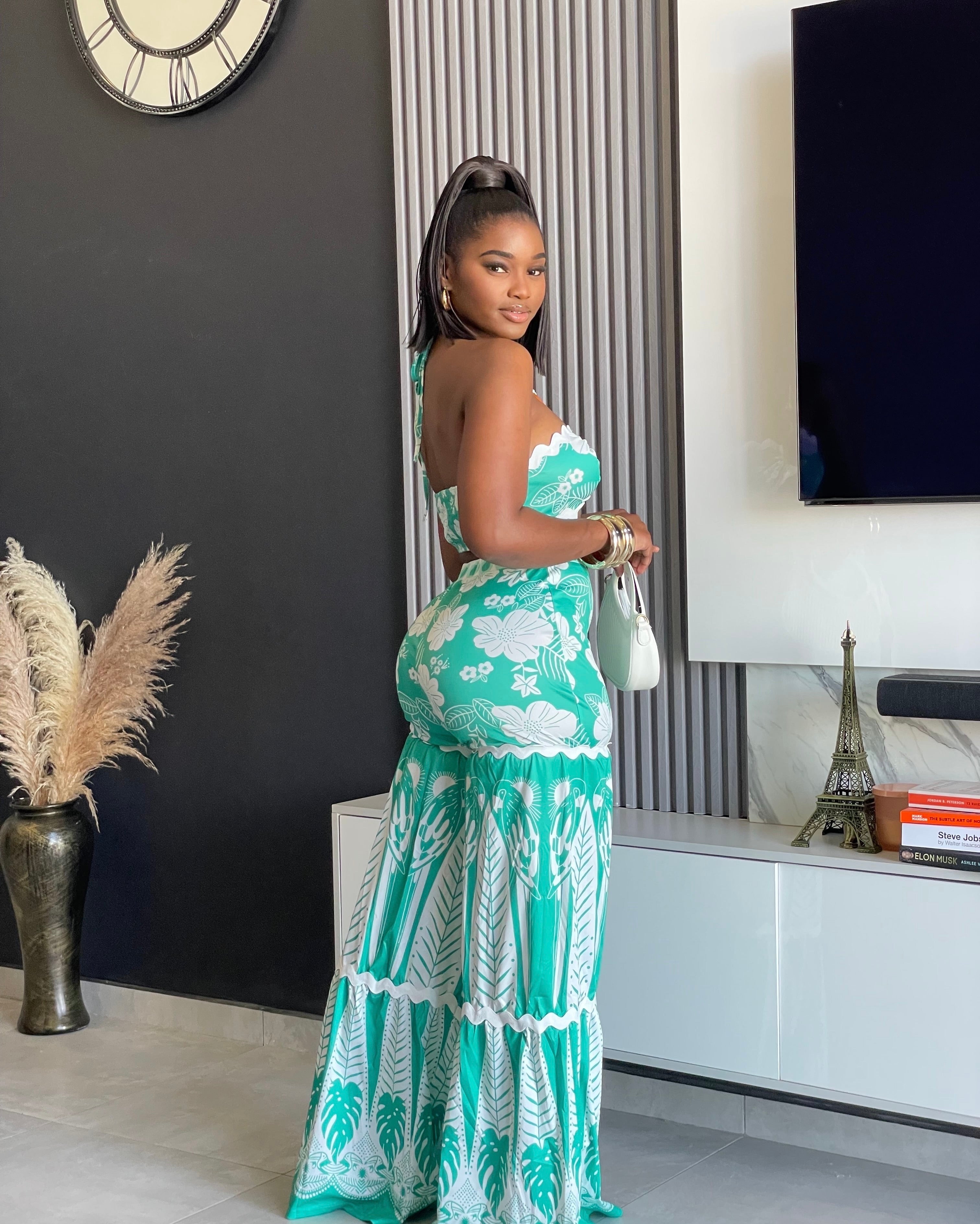 Caribbean Charm Palazzo Pant Set