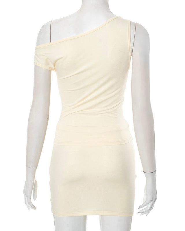 Paris Draped Skirt Set