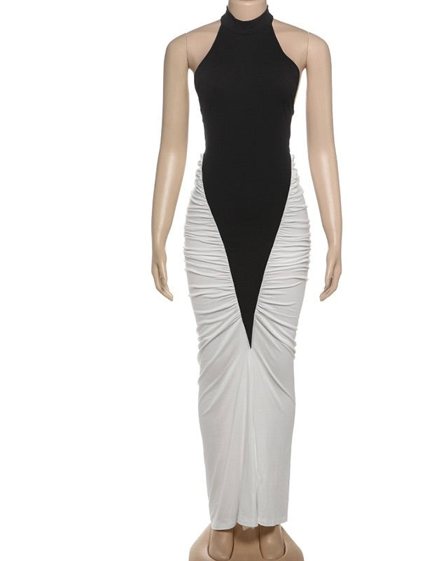 Azure Mirage Maxi Dress