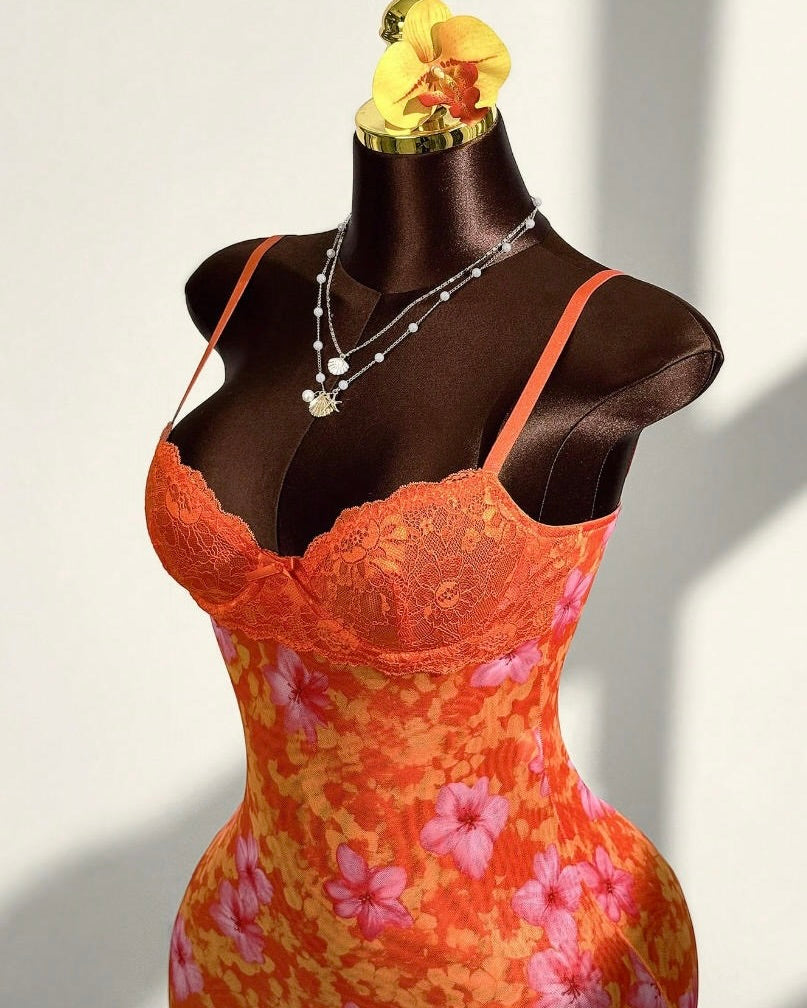 Tropicana Lace Slip Dress