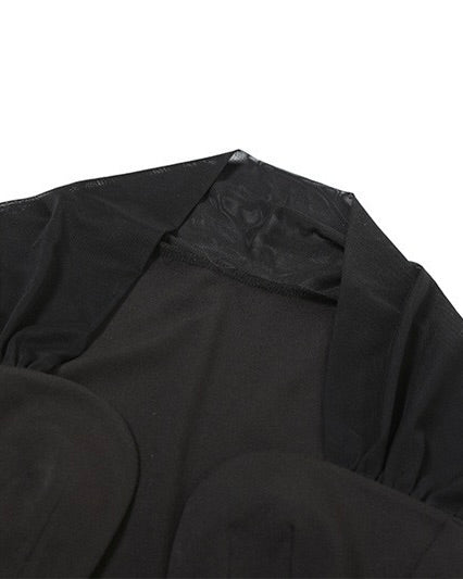 Muse Black Plunge Mini Dress