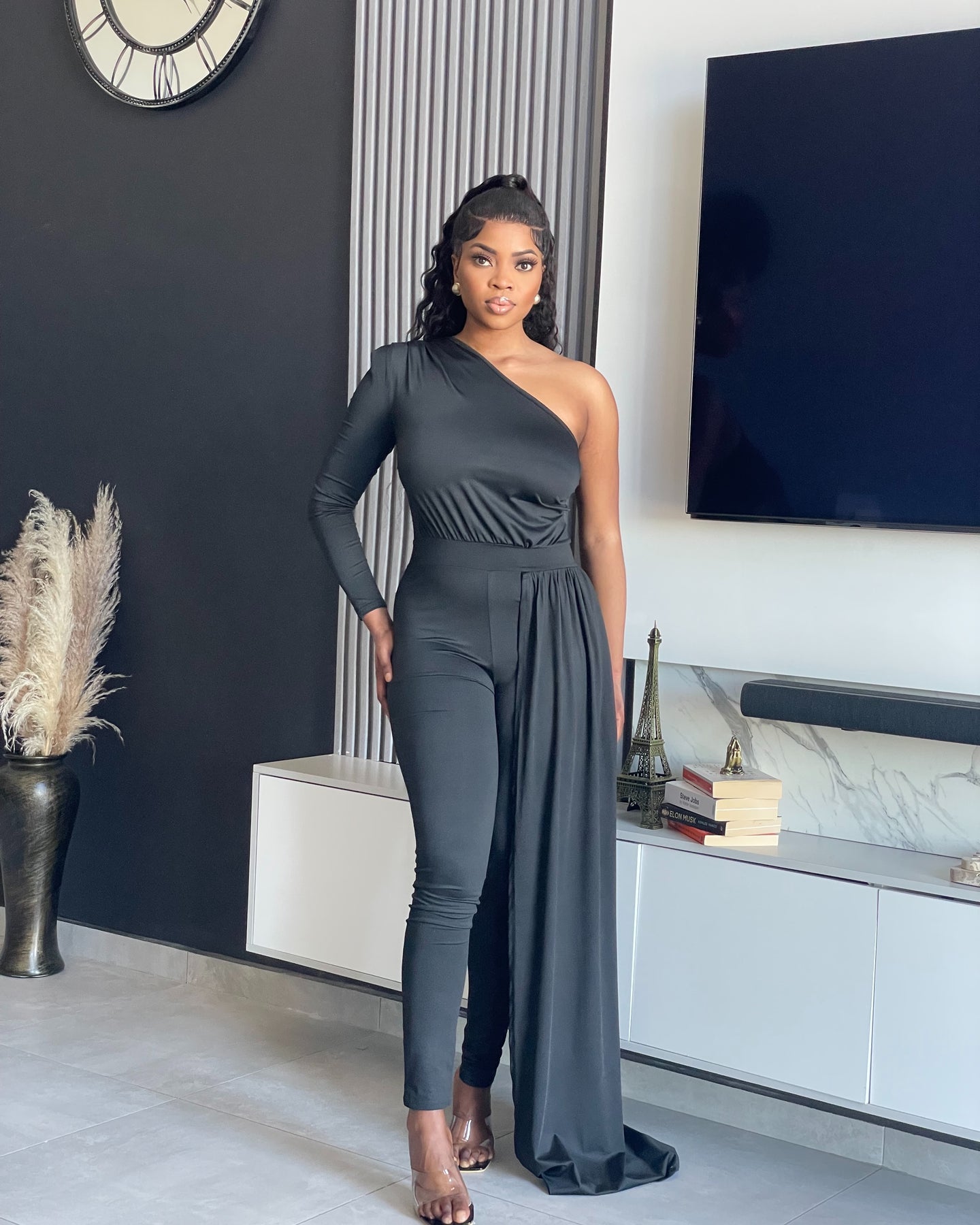 Soft Life One-Shoulder Jumpsuit
