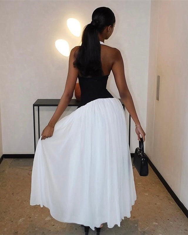 Opulence Halter Maxi Dress