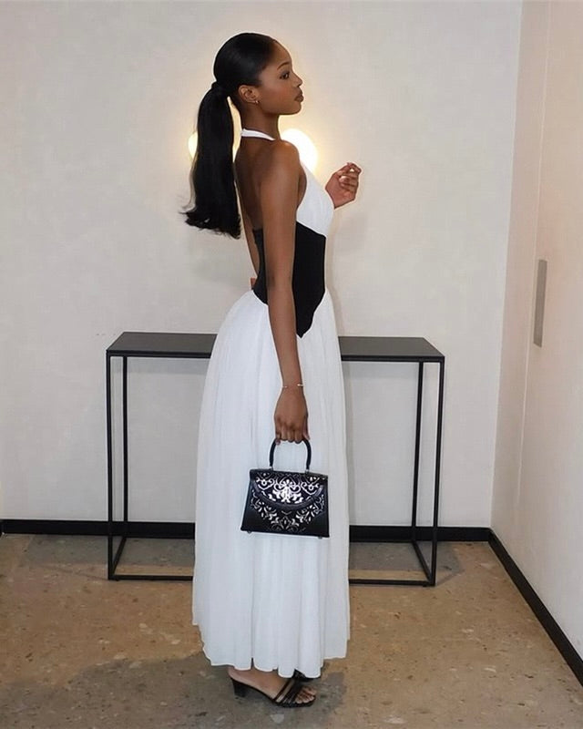 Opulence Halter Maxi Dress