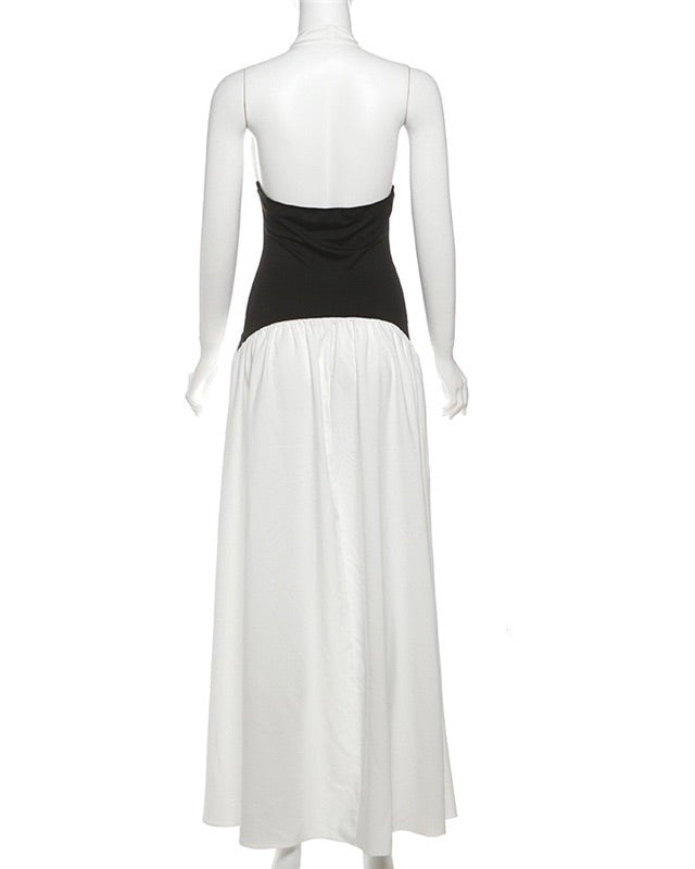 Opulence Halter Maxi Dress