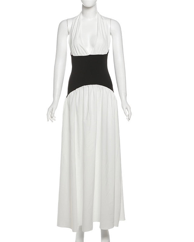Opulence Halter Maxi Dress