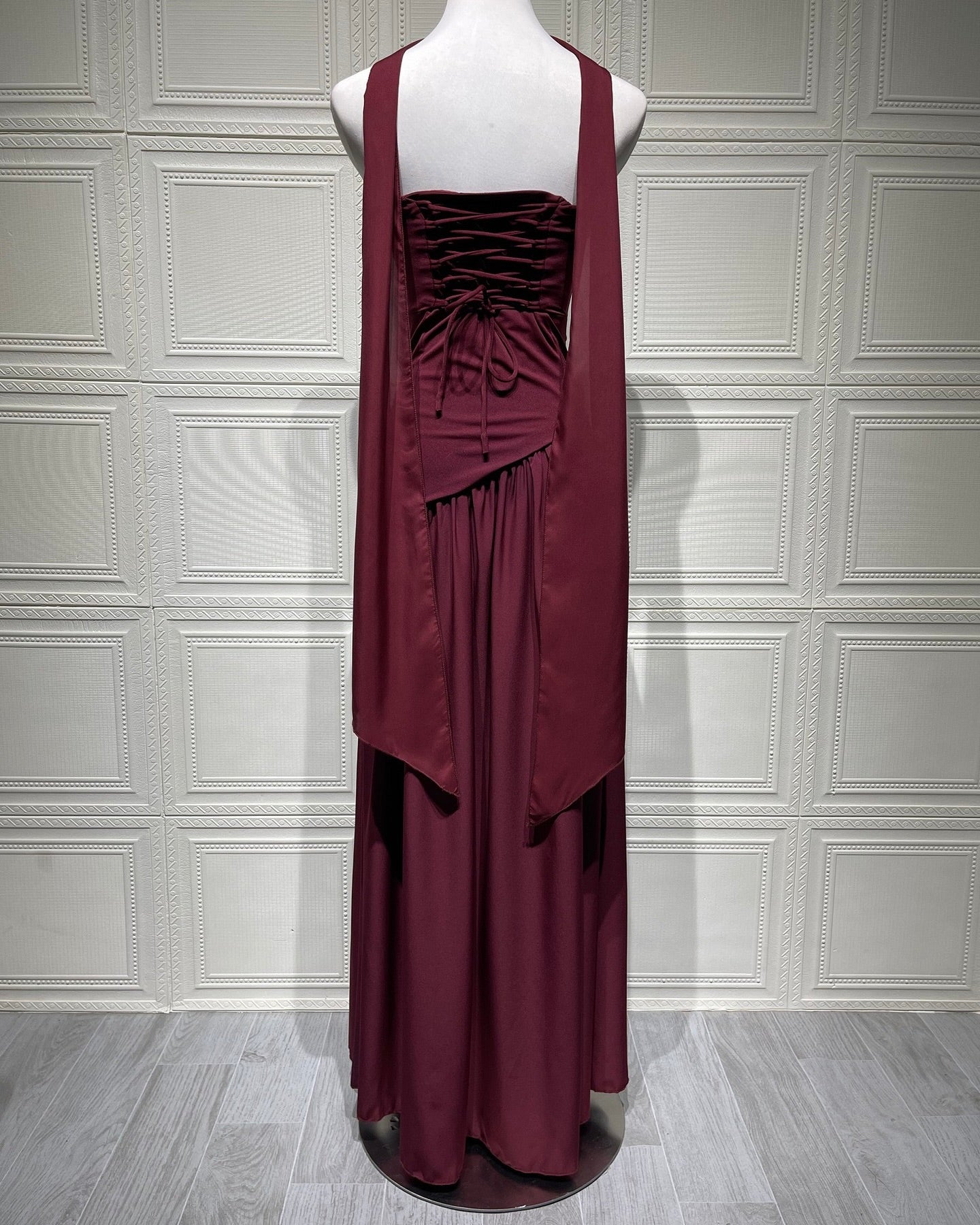 Amara Draped Elegance Gown