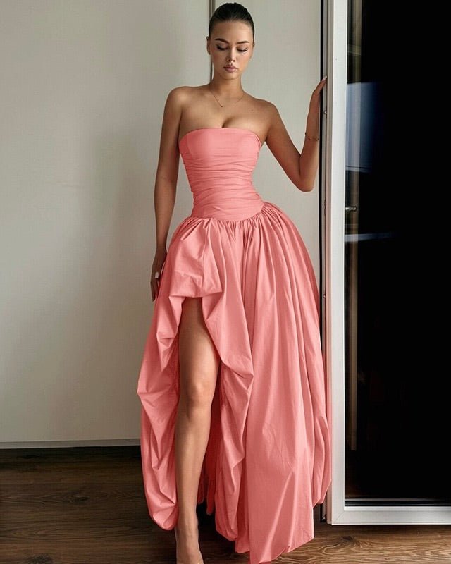 Flamenco Strapless Maxi Dress