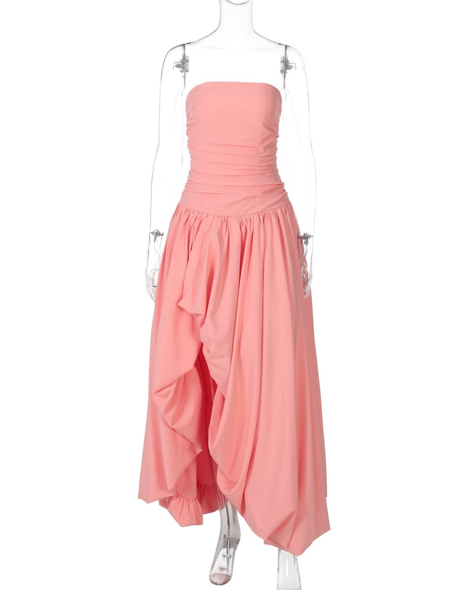 Flamenco Strapless Maxi Dress