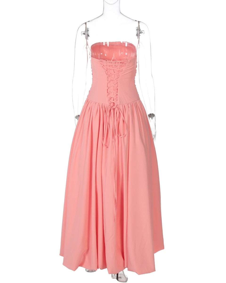 Flamenco Strapless Maxi Dress