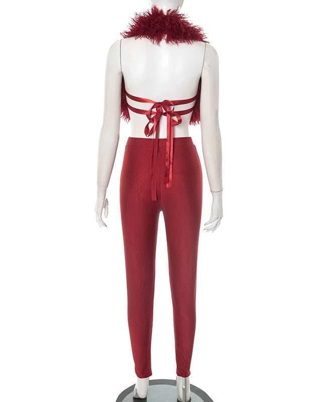 Alpha Feather Pant Set